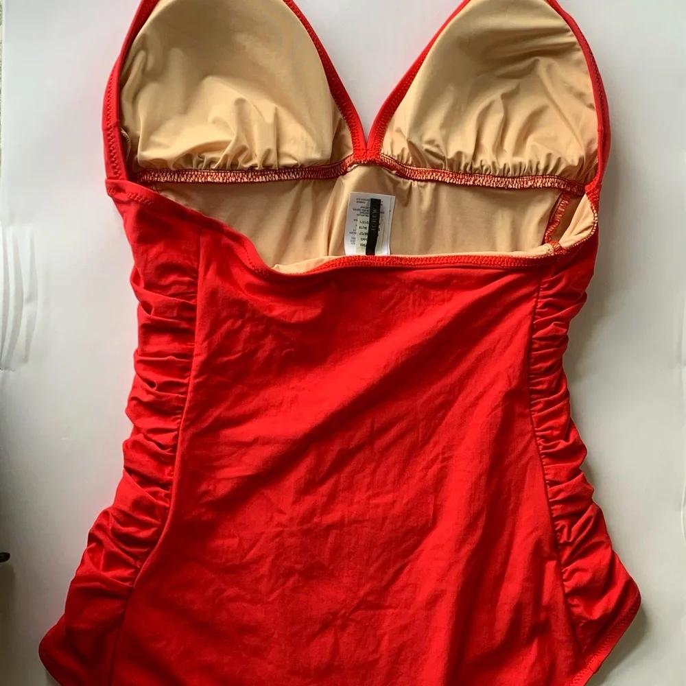 J.Crew ruched femme halter swimsuit - Picture 3 of 5